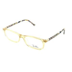 Emilio Pucci Rectangle Women Clear Yellow Frame